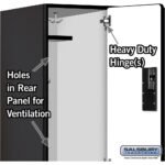 15" Wide Double Tier Designer Wood Locker - 3 Wide - 6 Feet High - 24" Deep by Salsbury - Image 33