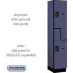 15" Wide Double Tier 'S' Style Designer Wood Locker - 1 Wide - 6 Feet High - 18" Deep by Salsbury - Image 6