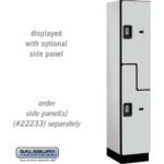 15" Wide Double Tier 'S' Style Designer Wood Locker - 1 Wide - 6 Feet High - 18" Deep by Salsbury - Image 20