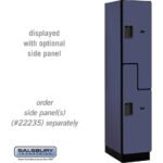 15" Wide Double Tier 'S' Style Designer Wood Locker - 1 Wide - 6 Feet High - 21" Deep by Salsbury - Image 6