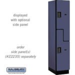 15" Wide Double Tier 'S' Style Designer Wood Locker - 1 Wide - 6 Feet High - 21" Deep by Salsbury - Image 7