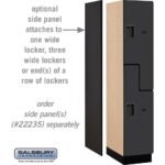 15" Wide Double Tier 'S' Style Designer Wood Locker - 1 Wide - 6 Feet High - 21" Deep by Salsbury - Image 31