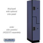 15" Wide Double Tier 'S' Style Designer Wood Locker - 1 Wide - 6 Feet High - 24" Deep by Salsbury - Image 6
