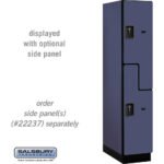 15" Wide Double Tier 'S' Style Designer Wood Locker - 1 Wide - 6 Feet High - 24" Deep by Salsbury - Image 8