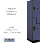 15" Wide Double Tier 'S' Style Designer Wood Locker - 1 Wide - 6 Feet High - 24" Deep by Salsbury - Image 9
