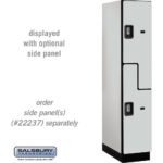 15" Wide Double Tier 'S' Style Designer Wood Locker - 1 Wide - 6 Feet High - 24" Deep by Salsbury - Image 20