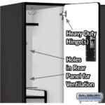 15" Wide Double Tier 'S' Style Designer Wood Locker - 3 Wide - 6 Feet High - 21" Deep by Salsbury - Image 33