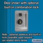 15" Wide Double Tier Standard Metal Locker - 3 Wide - 6 Feet High - 18" Deep by Salsbury - Image 9