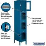 15" Wide Four Tier See-Through Metal Locker - 1 Wide - 6 Feet High - 18" Deep by Salsbury - Image 7