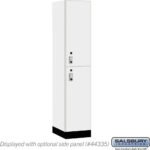 15" Wide Premier Wood Locker - Double Tier-1 Wide - 6 Feet High - 21" Deep by Salsbury - Image 6