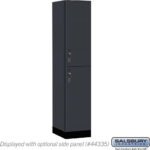 15" Wide Premier Wood Locker - Double Tier-1 Wide - 6 Feet High - 21" Deep by Salsbury - Image 7