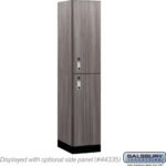 15" Wide Premier Wood Locker - Double Tier-1 Wide - 6 Feet High - 21" Deep by Salsbury - Image 30