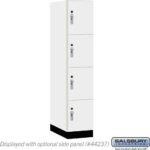 15" Wide Premier Wood Locker - Four Tier-1 Wide - 6 Feet High - 24" Deep by Salsbury - Image 4