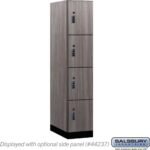 15" Wide Premier Wood Locker - Four Tier-1 Wide - 6 Feet High - 24" Deep by Salsbury - Image 27