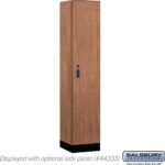 15" Wide Premier Wood Locker - Single Tier - 1 Wide - 6 Feet High - 18" Deep by Salsbury - Image 15