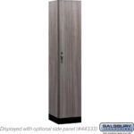 15" Wide Premier Wood Locker - Single Tier - 1 Wide - 6 Feet High - 18" Deep by Salsbury - Image 25