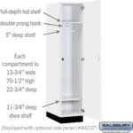 15" Wide Premier Wood Locker - Single Tier - 1 Wide - 6 Feet High - 24" Deep by Salsbury - Image 38