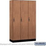 15" Wide Premier Wood Locker - Single Tier - 3 Wide - 6 Feet High - 18" Deep by Salsbury - Image 13