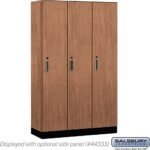 15" Wide Premier Wood Locker - Single Tier - 3 Wide - 6 Feet High - 18" Deep by Salsbury - Image 14