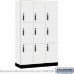 15" Wide Premier Wood Locker - Triple Tier-3 Wide - 6 Feet High - 18" Deep by Salsbury - Image 2