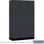 15" Wide Premier Wood Locker - Triple Tier-3 Wide - 6 Feet High - 18" Deep by Salsbury - Image 7
