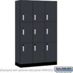 15" Wide Premier Wood Locker - Triple Tier-3 Wide - 6 Feet High - 18" Deep by Salsbury - Image 11