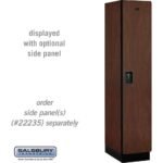 15" Wide Single Tier Designer Wood Locker - 1 Wide - 6 Feet High - 21" Deep by Salsbury - Image 23