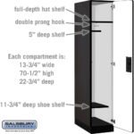 15" Wide Single Tier Designer Wood Locker - 1 Wide - 6 Feet High - 24" Deep by Salsbury - Image 32