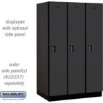 15" Wide Single Tier Designer Wood Locker - 3 Wide - 6 Feet High - 24" Deep by Salsbury - Image 2