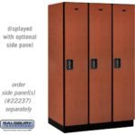 15" Wide Single Tier Designer Wood Locker - 3 Wide - 6 Feet High - 24" Deep by Salsbury - Image 12