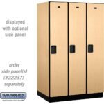 15" Wide Single Tier Designer Wood Locker - 3 Wide - 6 Feet High - 24" Deep by Salsbury - Image 26