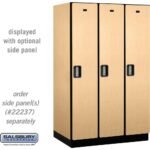 15" Wide Single Tier Designer Wood Locker - 3 Wide - 6 Feet High - 24" Deep by Salsbury - Image 29