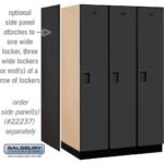 15" Wide Single Tier Designer Wood Locker - 3 Wide - 6 Feet High - 24" Deep by Salsbury - Image 31