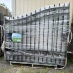 16' Dual Swing Wrought Iron Gate with No Decor - Image 4