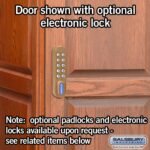 16" Wide Triple Tier Solid Oak Executive Wood Locker - 1 Wide - 6 Feet High - 21" Deep - Medium Oak by Salsbury - Image 6