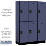 18" Wide Double Tier Designer Wood Locker - 3 Wide - 6 Feet High - 18" Deep by Salsbury - Image 6
