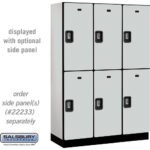 18" Wide Double Tier Designer Wood Locker - 3 Wide - 6 Feet High - 18" Deep by Salsbury - Image 20