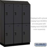 18" Wide Double Tier Designer Wood Locker - 3 Wide - 6 Feet High - 21" Deep by Salsbury - Image 36