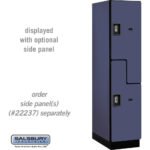 18" Wide Double Tier 'S' Style Designer Wood Locker - 1 Wide - 6 Feet High - 24" Deep by Salsbury - Image 10
