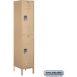 18" Wide Double Tier Standard Metal Locker - 1 Wide - 6 Feet High - 18" Deep by Salsbury - Image 6