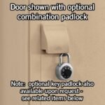 18" Wide Four Tier Heavy Duty Plastic Locker - 1 Wide - 6 Feet High - 18" Deep - Tan by Salsbury - Image 4