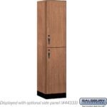 18" Wide Premier Wood Locker - Double Tier-1 Wide - 6 Feet High - 18" Deep by Salsbury - Image 13