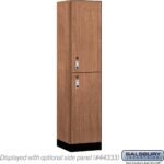 18" Wide Premier Wood Locker - Double Tier-1 Wide - 6 Feet High - 18" Deep by Salsbury - Image 18