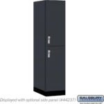 18" Wide Premier Wood Locker - Double Tier-1 Wide - 6 Feet High - 24" Deep by Salsbury - Image 10