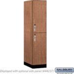 18" Wide Premier Wood Locker - Double Tier-1 Wide - 6 Feet High - 24" Deep by Salsbury - Image 16