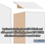 18" Wide Premier Wood Locker - Double Tier-1 Wide - 6 Feet High - 24" Deep by Salsbury - Image 41