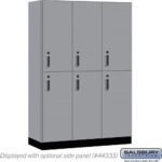 18" Wide Premier Wood Locker - Double Tier-3 Wide - 6 Feet High - 18" Deep by Salsbury - Image 32