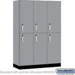 18" Wide Premier Wood Locker - Double Tier-3 Wide - 6 Feet High - 18" Deep by Salsbury - Image 35