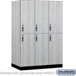 18" Wide Premier Wood Locker - Double Tier-3 Wide - 6 Feet High - 24" Deep by Salsbury - Image 19