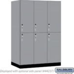 18" Wide Premier Wood Locker - Double Tier-3 Wide - 6 Feet High - 24" Deep by Salsbury - Image 34